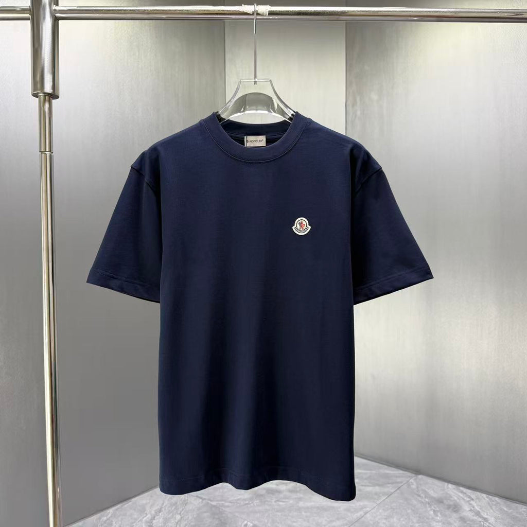Moncler Badge Essential T-Shirt Navy