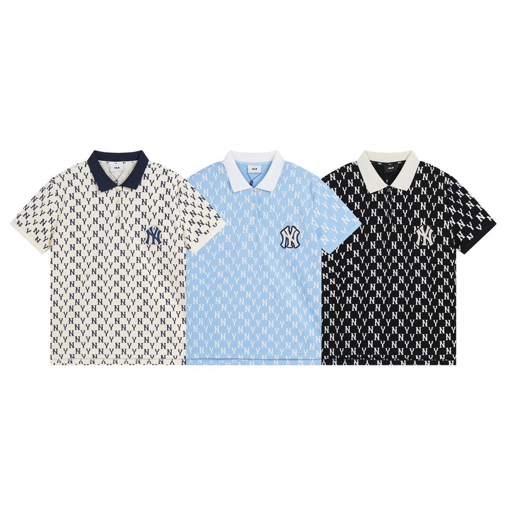 NY Yankees Monogram All-Over Polo Shirt