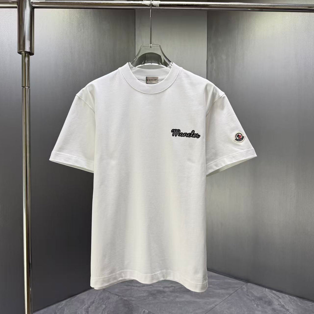 Moncler Script Logo T-Shirt White