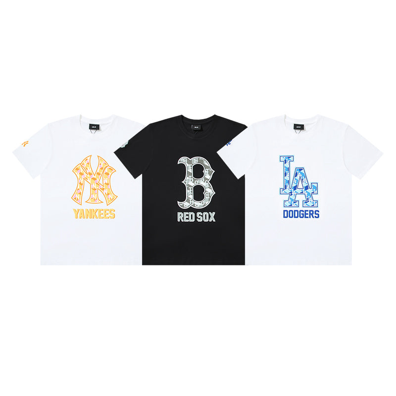 MLB Floral Fill Front Logo T-Shirt
