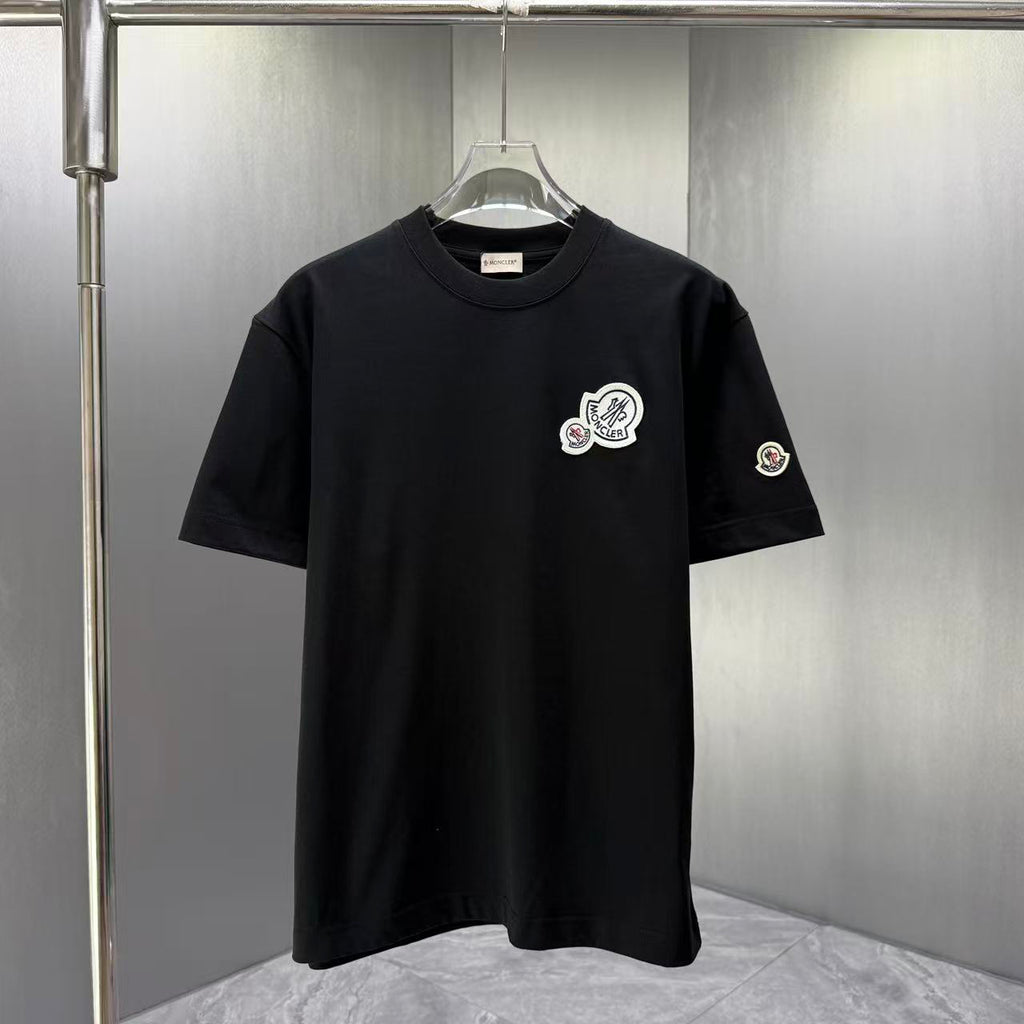 Moncler Double Badge T-Shirt Black