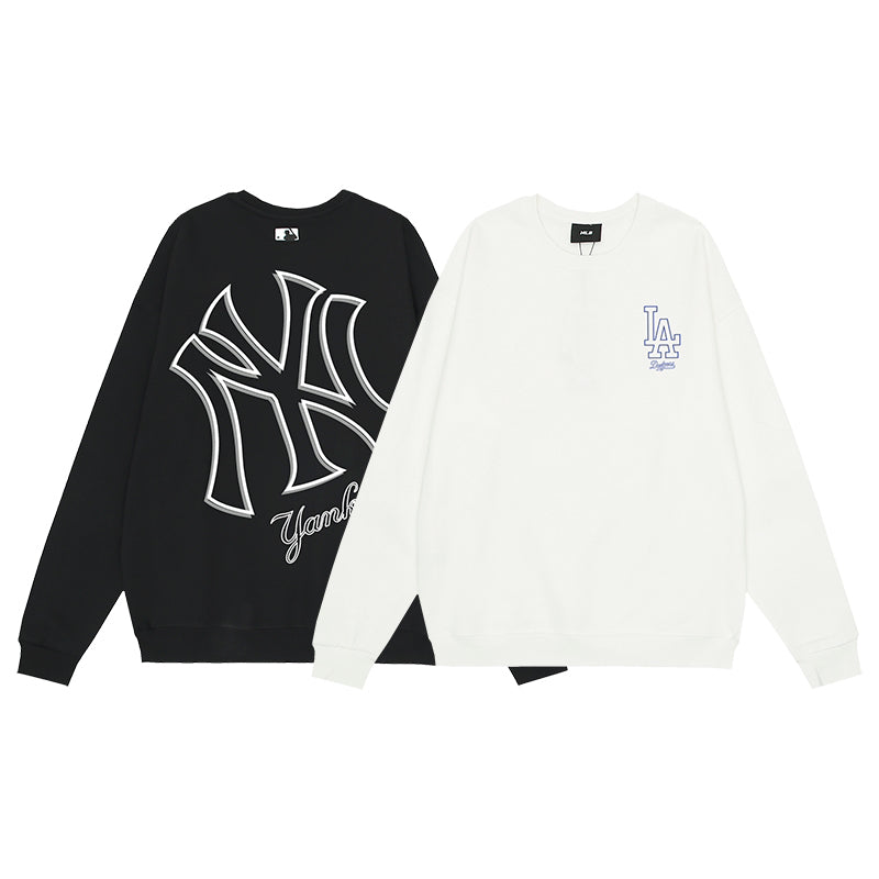 MLB Oversized Outline Logo Crewneck Sweatshirt