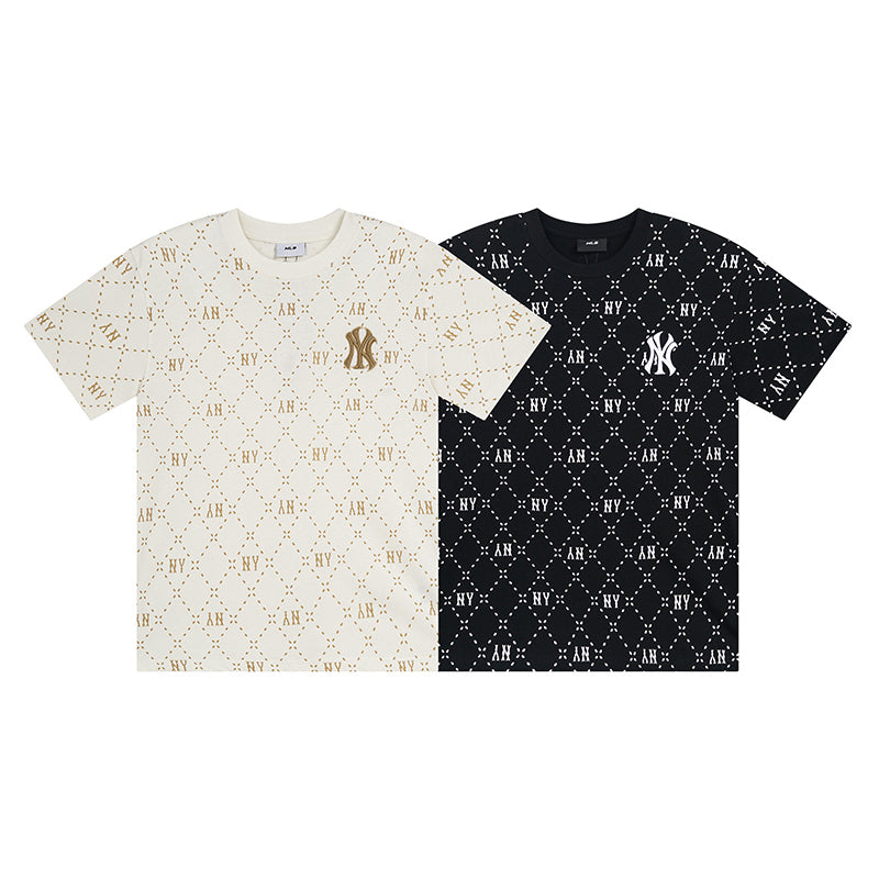 NY Yankees Diamond Monogram All-Over T-Shirt