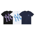 MLB Paisley‑Fill Big Logo Cotton Crew‑Neck Short‑Sleeve T‑Shirt