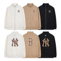 MLB Monogram Fill Mock Neck Track Jacket