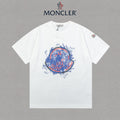Moncler Watercolor Graffiti Logo Graphic Tee White