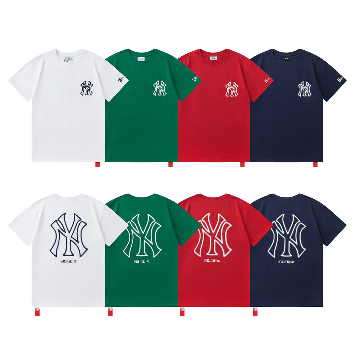 NY Yankees × New Era Outline Logo T-Shirt