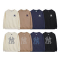 NY Yankees Diamond Monogram Fill Crewneck Sweatshirt