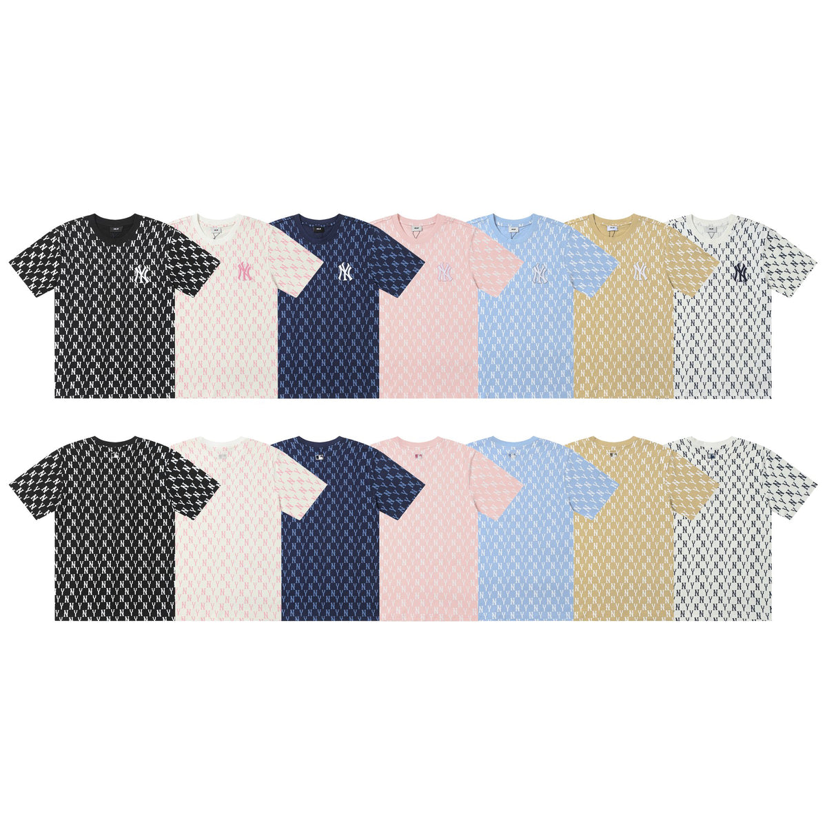 NY Yankees All-Over Monogram T-Shirt
