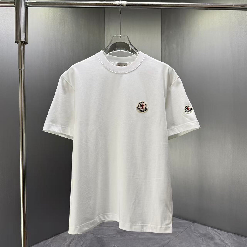 Moncler Classic Badge T-Shirt White