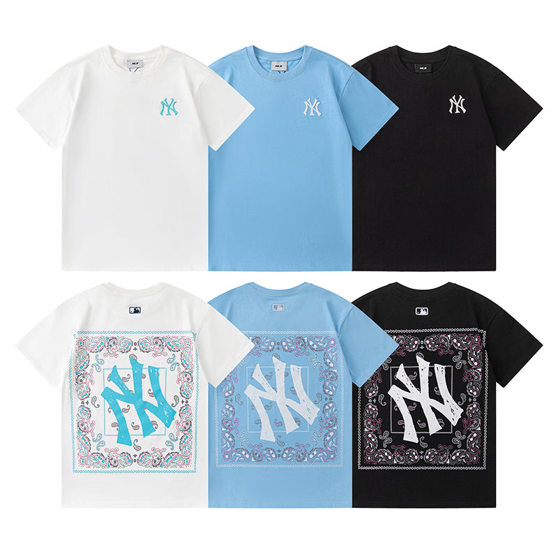NY Yankees Paisley Box Graffiti T-Shirt