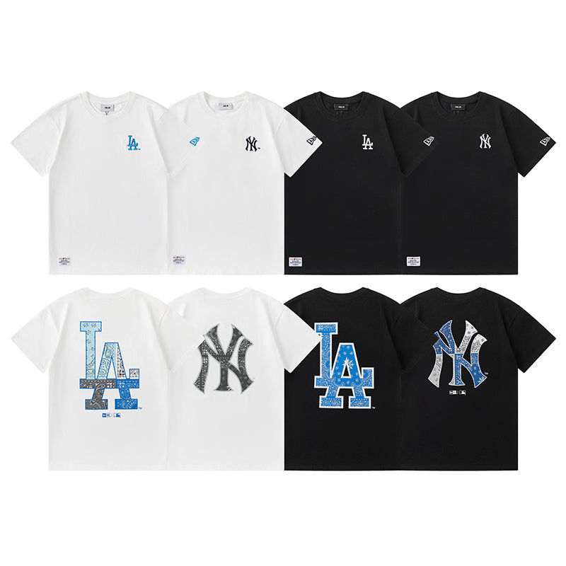 MLB × New Era Paisley Fill Logo T-Shirt