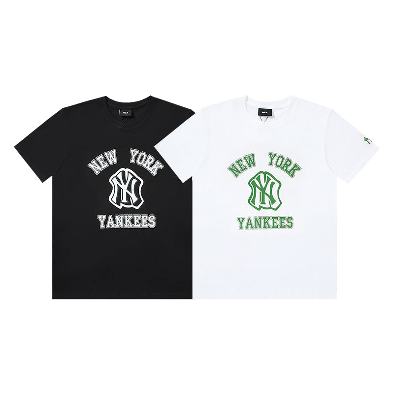 MLB New York Yankees Arch‑Letter Logo Cotton Short‑Sleeve T‑Shirt