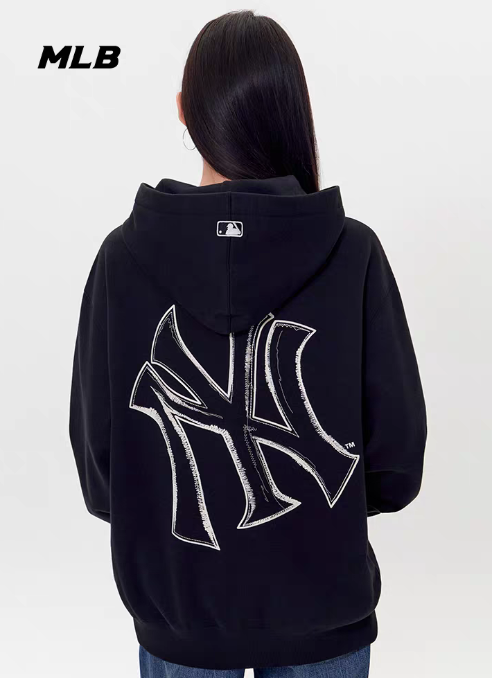 MLB Sketch Outline Logo Hoodie