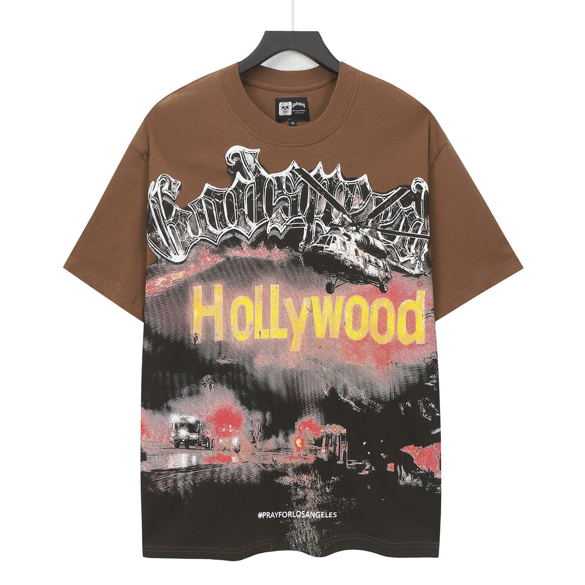 Godspeed Hollywood LA Chaos Short Sleeve Tee (Chocolate Brown)
