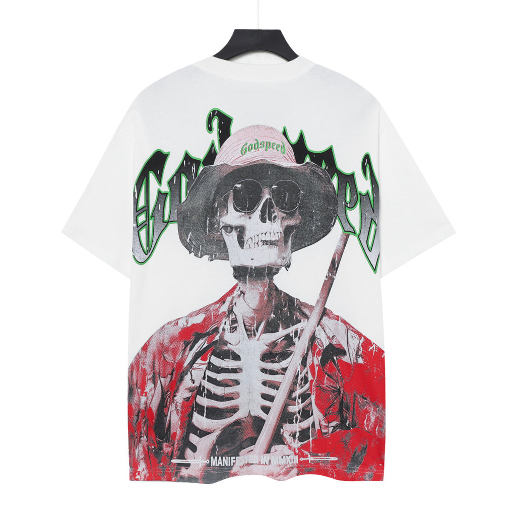 Godspeed Vacation Outlaw Skeleton Vintage Graphic Tee