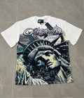 Godspeed Liberty Rising Waves Graphic Tee