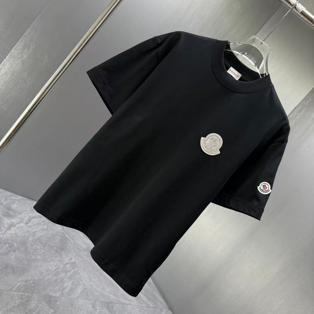 Moncler Tonal 3D Badge T-Shirt Black