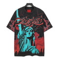 Godspeed Dark Statue Of Liberty Short Sleeve Tee (Vintage Black)
