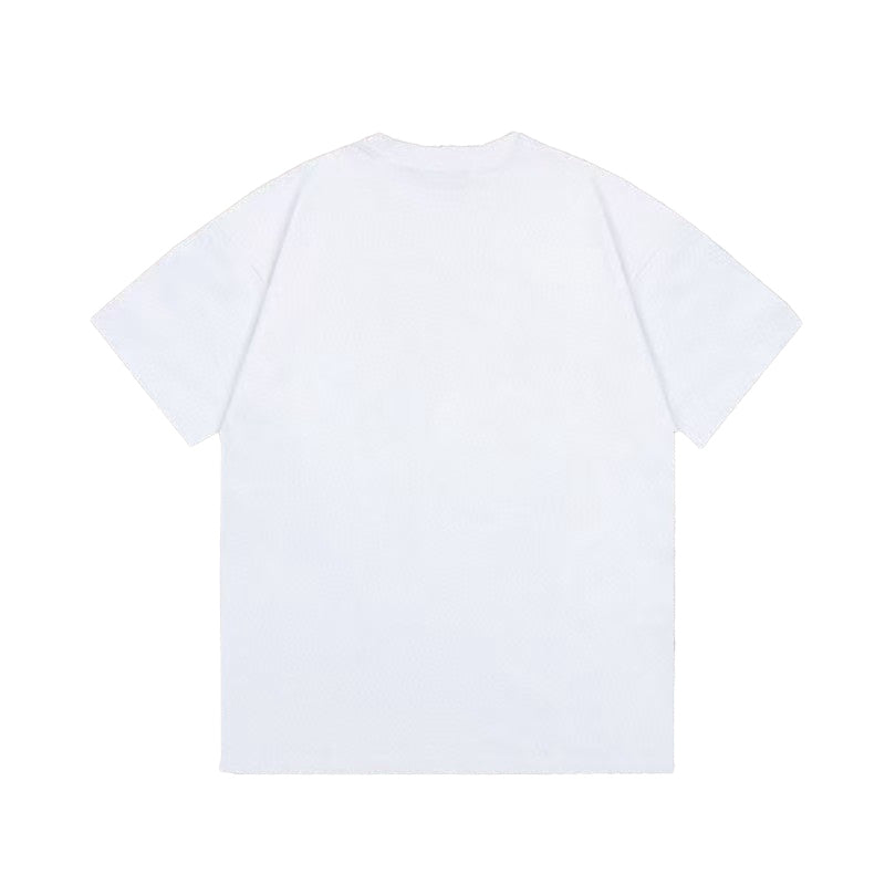 Moncler x Stone Island Collab Logo Graphic Tee White