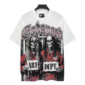 Godspeed Art Dept Mugshot Skeletons Short Sleeve Tee (Vintage White)