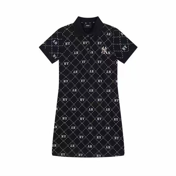 MLB All-Over Diamond Monogram Polo Dress
