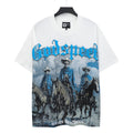 Godspeed Western Cowboy Skeleton Riders Short Sleeve Tee (White)