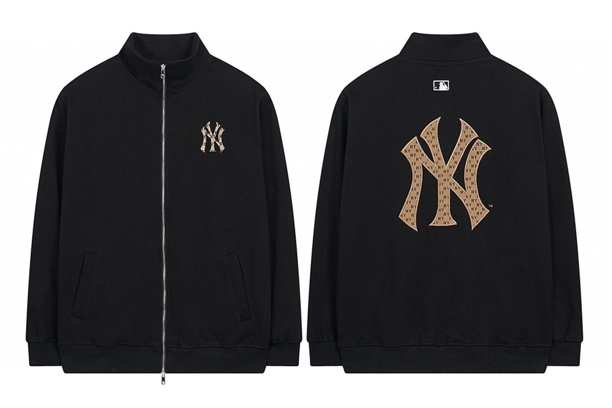 MLB Monogram Fill Mock Neck Track Jacket