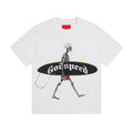 Godspeed Surfer Skeleton Double‑Sided Vintage Short‑Sleeve Tee