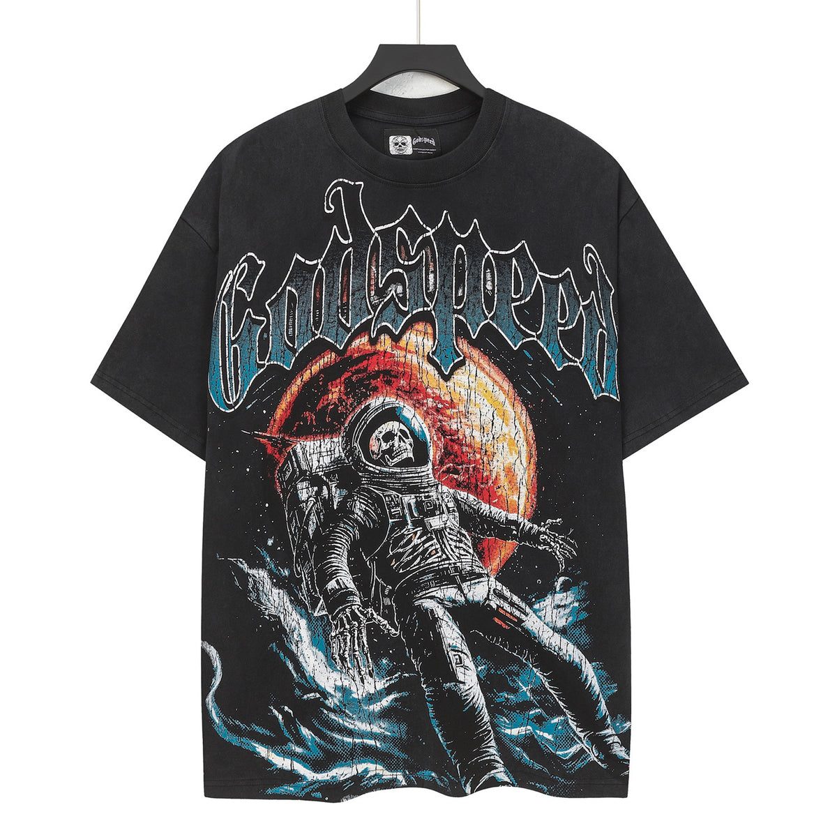 Godspeed Dead Space Astronaut Short Sleeve Tee (Washed Black)
