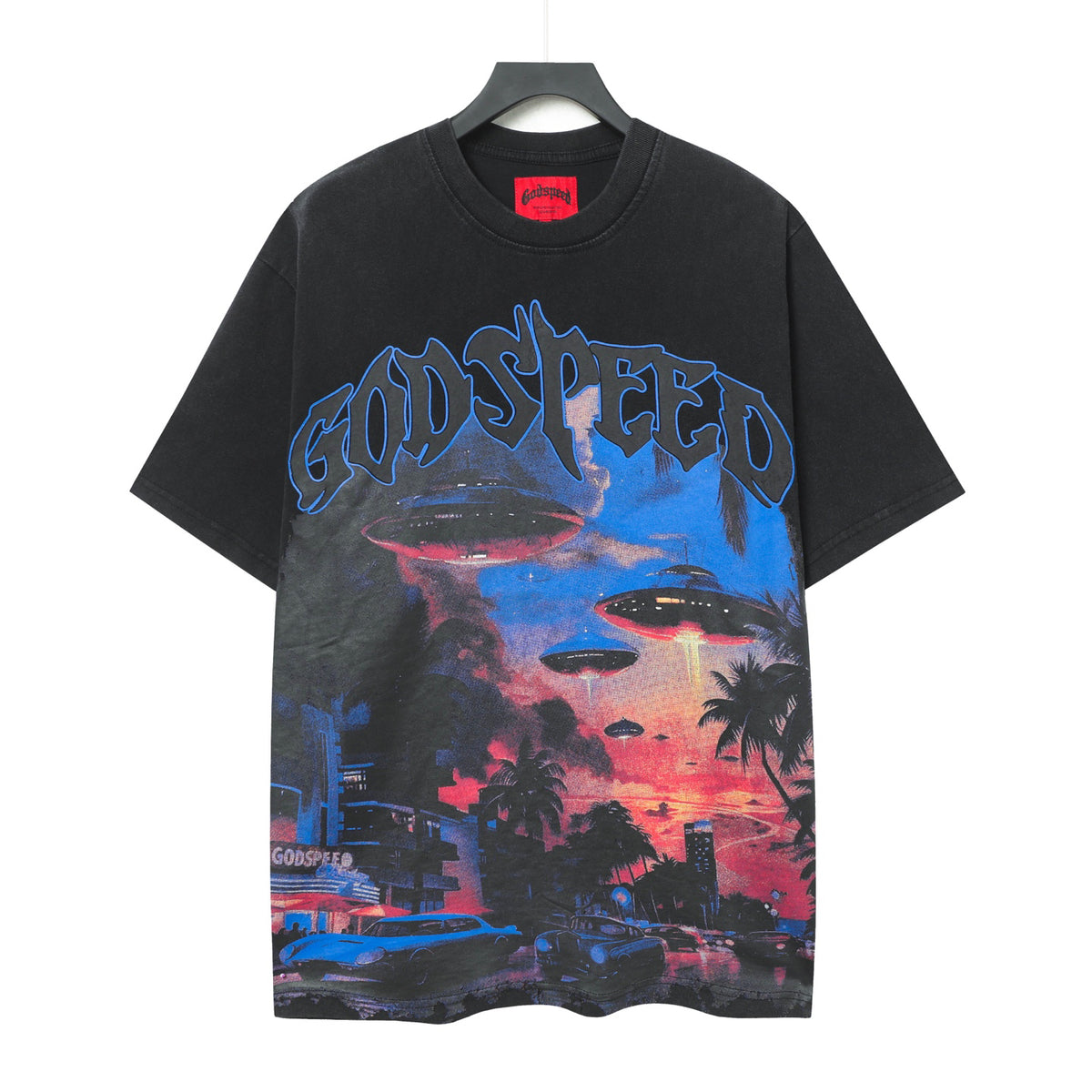 Godspeed UFO Miami Invasion Graphic T‑Shirt
