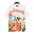 Godspeed Vision Flowers Short‑Sleeve T‑Shirt (White)