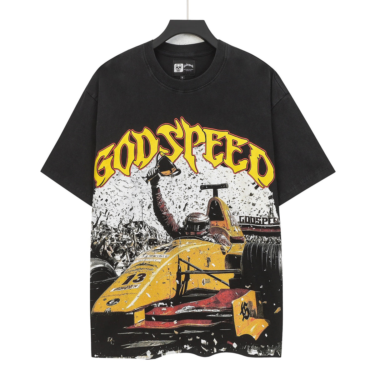Godspeed Victory Lap Short Sleeve Tee (Washed Black)