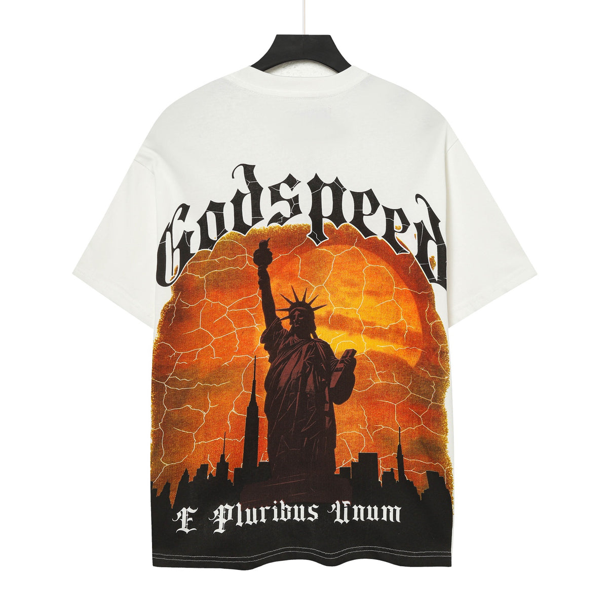 Godspeed E Pluribus Unum Liberty Sunset Graphic Tee