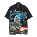 Godspeed Space Terminator Skeleton Warrior Short Sleeve Tee (Washed Black)