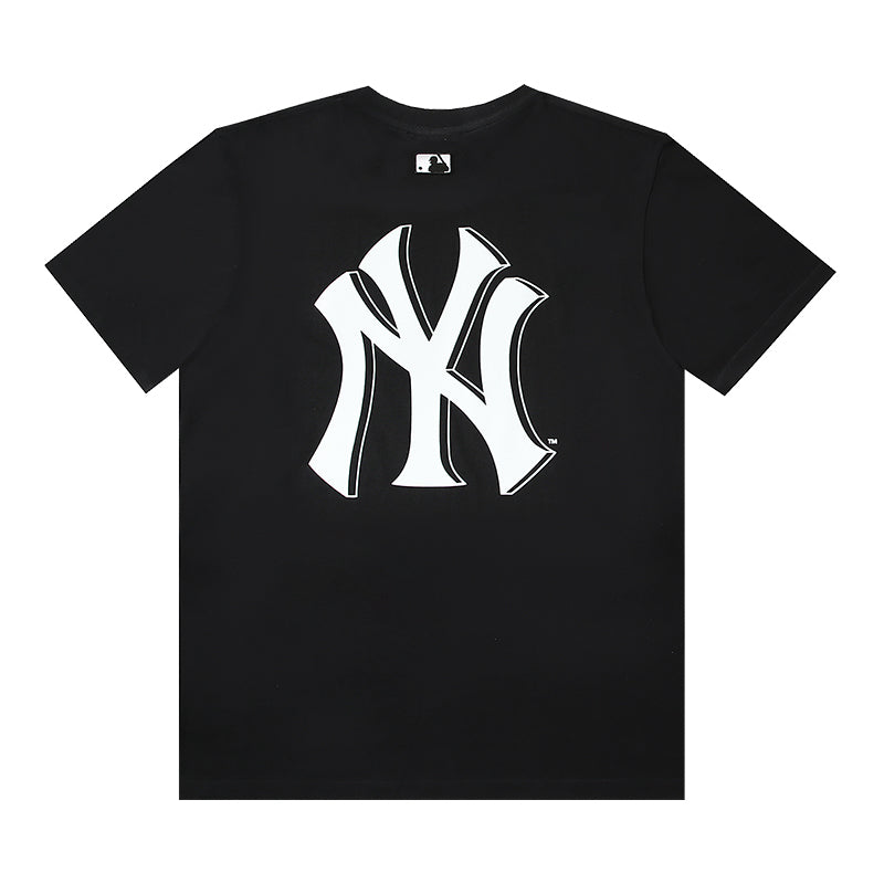 MLB 3D‑Effect Big Back Logo Cotton Short‑Sleeve T‑Shirt