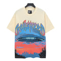 Godspeed UFO Skyline Vintage Short‑Sleeve Tee (Cream)