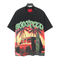 Godspeed Beach SUV Surfboard Short Sleeve Tee (Washed Black)