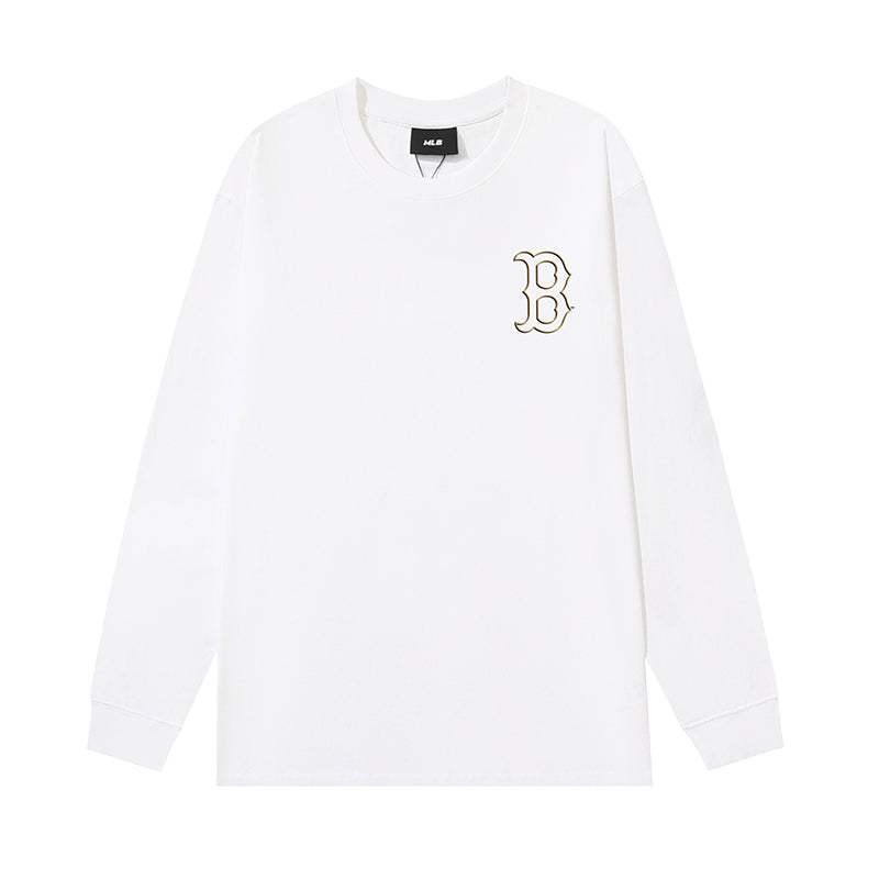 MLB Metallic Outline Logo Long Sleeve T-Shirt