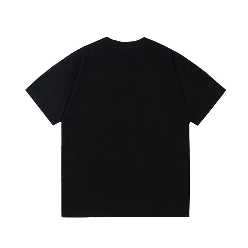 Moncler x Stone Island Collab Logo Graphic Tee Black