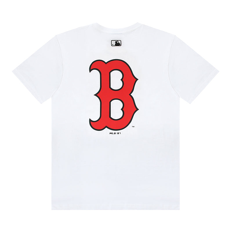 MLB Large Back Team Logo Cotton Short‑Sleeve T‑Shirt