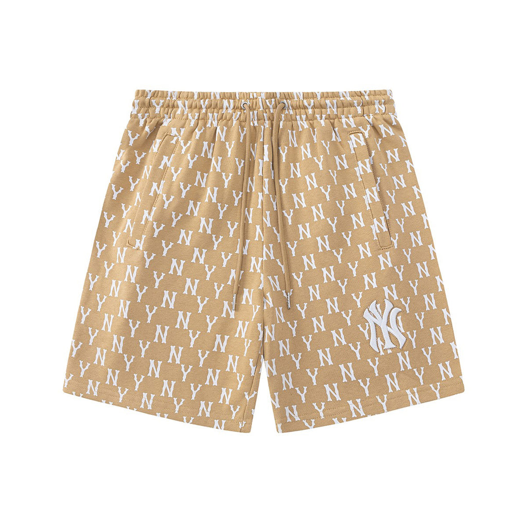 NY Yankees All-Over Monogram Shorts