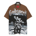 Godspeed Global Futuristic Women Short Sleeve Tee (Chocolate Brown)