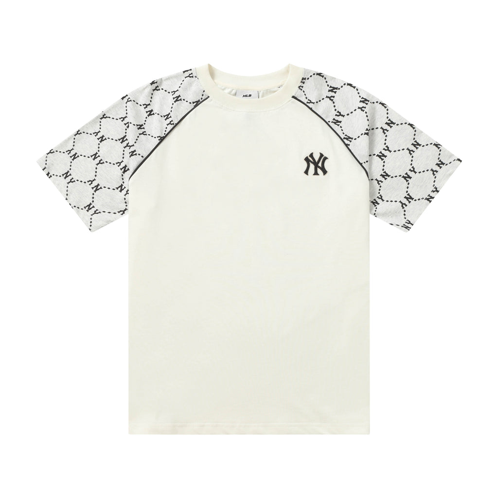 NY Yankees Monogram Raglan Sleeve T-Shirt