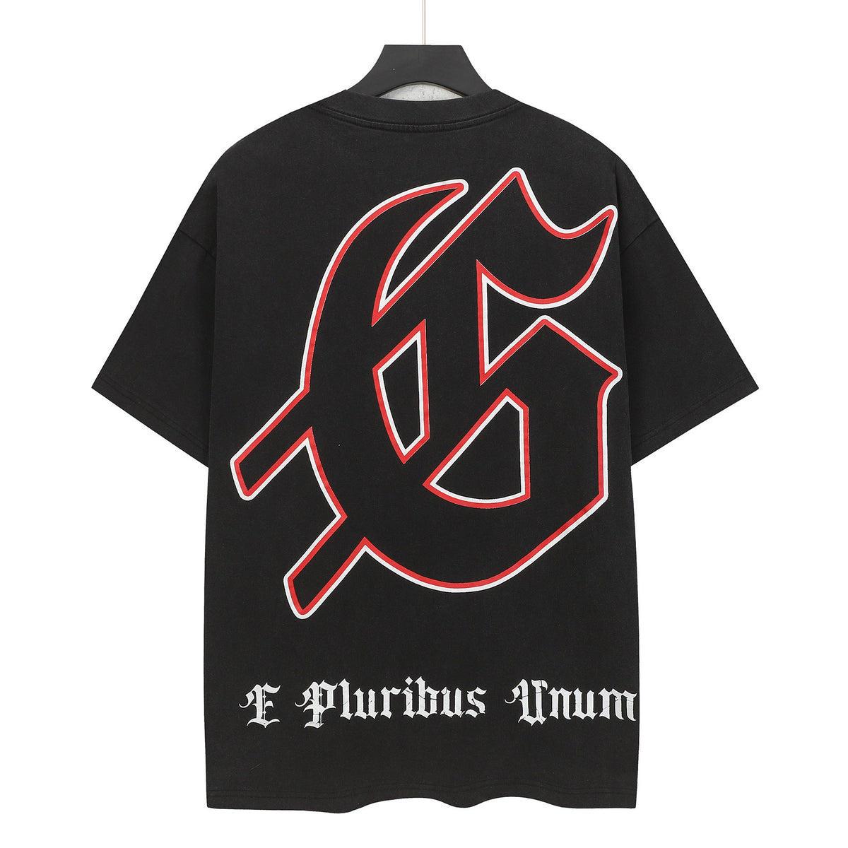 Godspeed Skeleton Horseman Vintage Short‑Sleeve Tee (Washed Black)