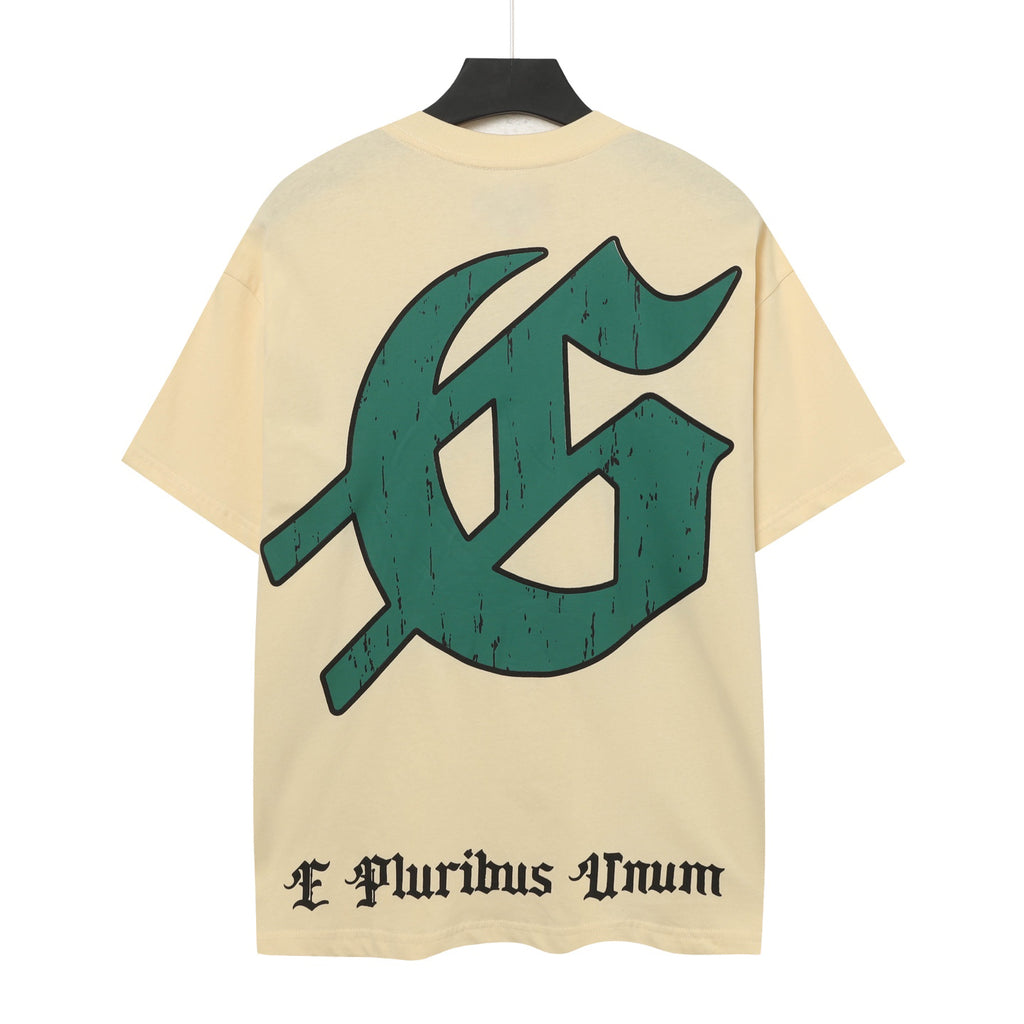 Godspeed Western Cowboy Riders Vintage Short‑Sleeve Tee (Cream Yellow)