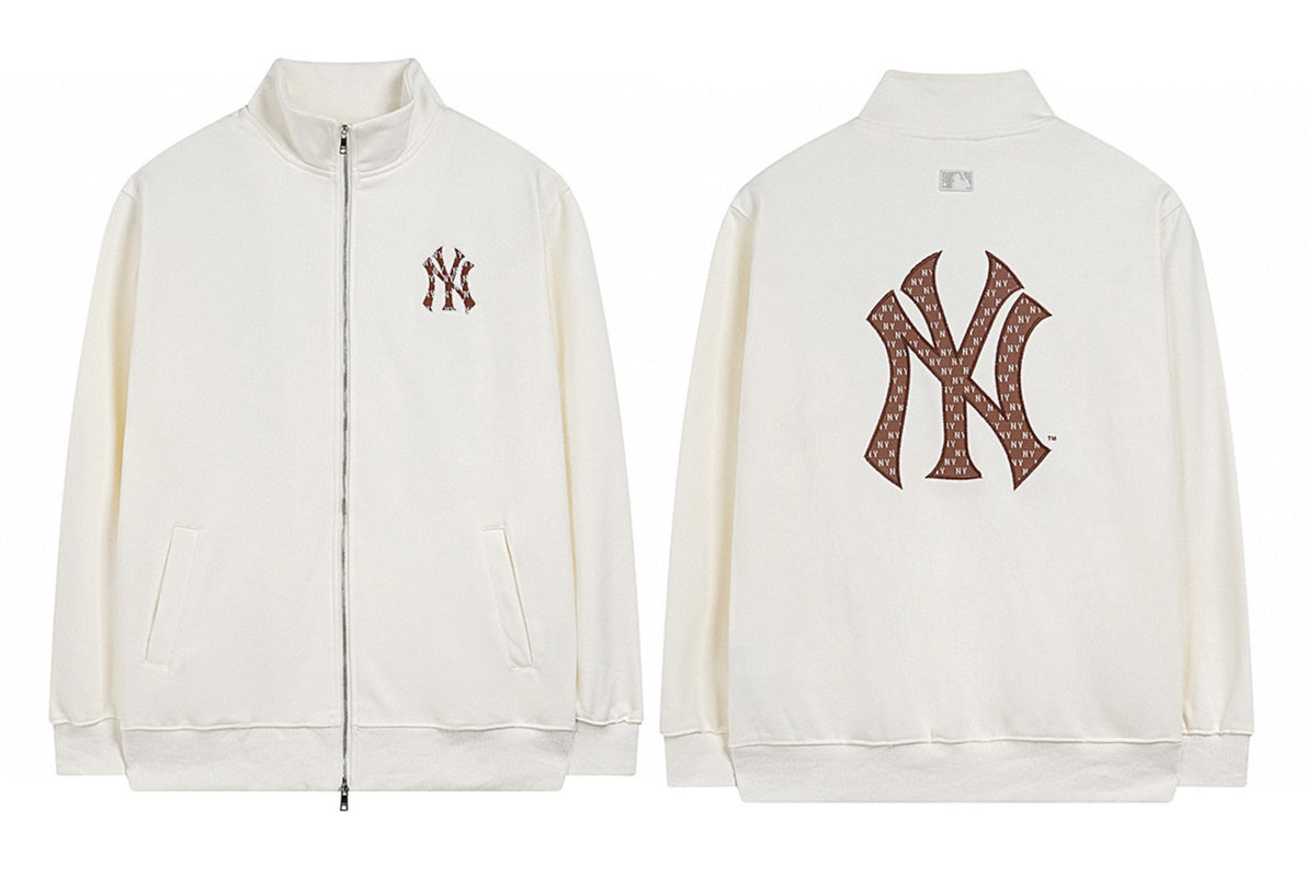 MLB Monogram Fill Mock Neck Track Jacket