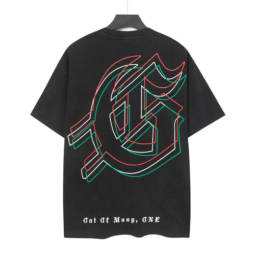 Godspeed Dual Skull Cyborg Confrontation Black Graphic Tee