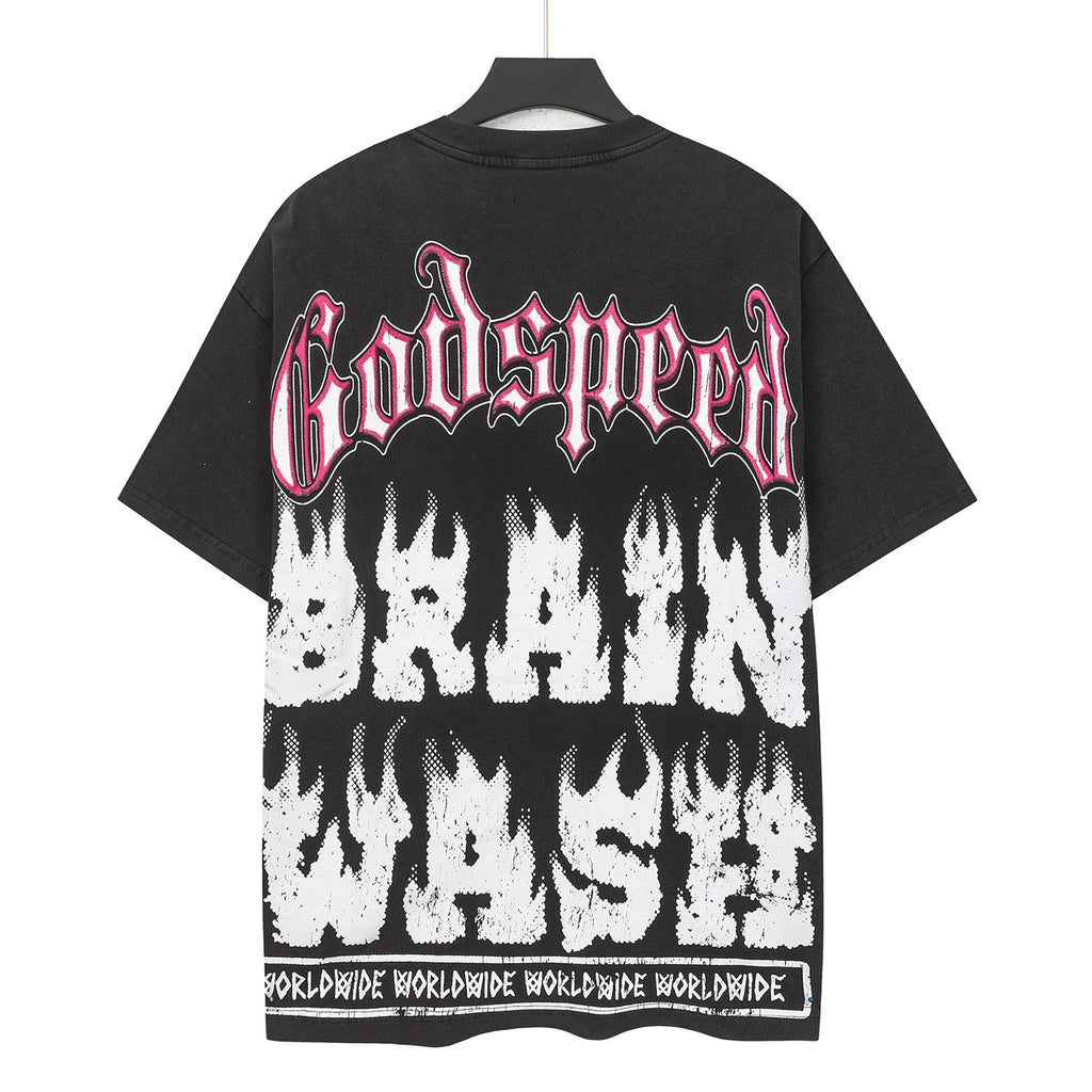 Godspeed Brain Chemistry Short Sleeve Tee (Washed Black)