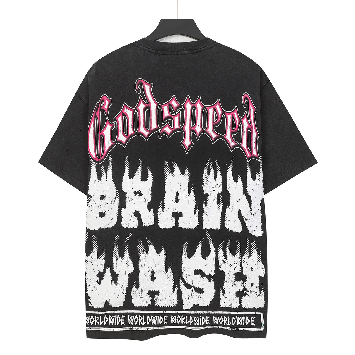 Godspeed Brain Chemistry Short Sleeve Tee (Washed Black)